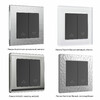 Миниатюра фото выключатель жалюзи werkel черные матовый w1124508 | 220svet.ru