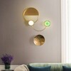 Миниатюра фото настенный светодиодный светильник imperium loft shield 158397-26 | 220svet.ru