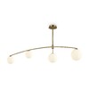 Миниатюра фото потолочный светильник на штанге freya hanger fr5443cl-04bs | 220svet.ru