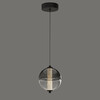 Миниатюра фото подвесной светильник delight collection md24022079-1a black/smoky  | 220svet.ru