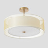 Миниатюра фото потолочный светильник crystal lux mystery pl5 brass | 220svet.ru