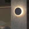 Миниатюра фото уличный настенный светодиодный светильник arte lamp nimbo a4403al-1bk | 220svet.ru