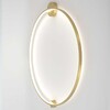Миниатюра фото бра crystal lux real ap35w led brass | 220svet.ru
