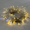 Миниатюра фото гирлянда нить 10м золотой с мерцанием белого диода 220в, 100 led, провод прозрачный пвх, ip54 ltc pst100blw-10-2gl | 220svet.ru