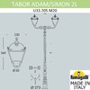 Миниатюра фото парковый фонарь fumagalli tabor adam/simon 2l u33.205.m20.axh27 | 220svet.ru