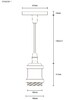 Миниатюра фото подвесной светильник arte lamp electra a7002sp-1bc | 220svet.ru