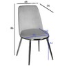 Миниатюра фото стул экокожа бежевый/золото garda decor 76ar-24005 | 220svet.ru