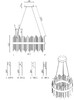Миниатюра фото подвесная люстра garda decor 62gdw-901-600 | 220svet.ru