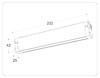 Миниатюра фото трековый светодиодный светильник ambrella light track system magnetic 220v gl1261 | 220svet.ru