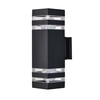 Миниатюра фото уличный настенный светильник arte lamp heather a4413al-2bk | 220svet.ru