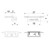 Миниатюра фото заглушка deko-light end cap p-et-01-12 set 2 pcs 978100 | 220svet.ru