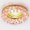 Миниатюра фото встраиваемый светильник ambrella light crystal k206 pi/g | 220svet.ru