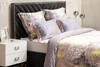 Миниатюра фото пододеяльник сатин принт пионы серый 230*210 garda decor 130hb-00021 | 220svet.ru