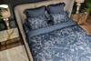 Миниатюра фото комплект наволочек принт тенсель синий  50*70 garda decor 144hf-10410 | 220svet.ru