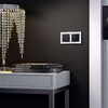 Миниатюра фото выключатель двухклавишный werkel черные матовый w1120008 | 220svet.ru