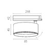 Миниатюра фото трековый трехфазный светильник 15w lightstar alta pro a5537triac | 220svet.ru