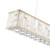 Миниатюра фото подвесной светодиодный светильник odeon light crossa 5072/50l золотой | 220svet.ru