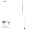 Миниатюра фото потолочный светильник loft it thread 10388c black | 220svet.ru