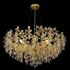 Миниатюра фото подвесная люстра crystal lux eden sp10 gold | 220svet.ru