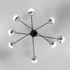 Миниатюра фото потолочная люстра eurosvet 70129/8 хром | 220svet.ru