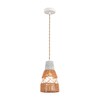 Миниатюра фото подвесной светильник lumion boho 8367/1b серый/белый | 220svet.ru