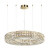 Миниатюра фото подвесная светодиодная люстра odeon light panta 4926/85l золотая 85w | 220svet.ru