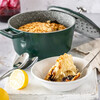 Миниатюра фото кастрюля с крышкой green 24 см литой алюминий 4л masterclass kitchen craft | 220svet.ru