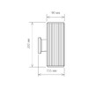 Миниатюра фото уличный настенный светильник elektrostandard 1403 techno a033490 | 220svet.ru