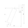Миниатюра фото светодиодный спот eurosvet 20133/1 led белый/черный | 220svet.ru