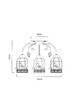 Миниатюра фото потолочная люстра arte lamp cincia a5090pl-3wg | 220svet.ru