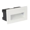 Миниатюра фото уличный настенный светодиодный светильник arte lamp piazza a7223in-1wh | 220svet.ru