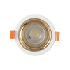 Миниатюра фото встраиваемый светильник crystal lux clt 081c wh-go | 220svet.ru