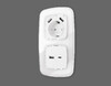 Миниатюра фото лицевая панель для электрической розетки с/з со шторками 2usb a+a ambrella volt quant omega op1290 | 220svet.ru
