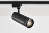 Миниатюра фото трековый однофазный светильник crystal lux clt 0.31 021 bk 3cct zoom | 220svet.ru