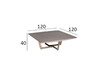 Миниатюра фото стол журнальный garda decor 58db-ct14803 | 220svet.ru