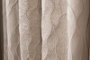 Миниатюра фото портьера mesh бежевый 275*260 garda decor 121gd-00004/1 | 220svet.ru