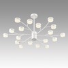 Миниатюра фото потолочная люстра на штанге lumion torina 8265/18 белый | 220svet.ru