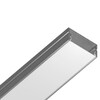 Миниатюра фото профиль накладной для светодиодной ленты ambrella illumination gp2001al | 220svet.ru