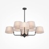 Миниатюра фото потолочная люстра на штанге maytoni modesto mod360pl-08b | 220svet.ru