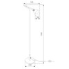 Миниатюра фото торшер eurosvet 01187/1 черный | 220svet.ru