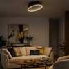 Миниатюра фото светильник потолочный с пультом ду citilux floom cl736151 | 220svet.ru