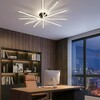 Миниатюра фото потолочная люстра с пультом ду citilux trent cl203651 | 220svet.ru