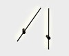 Миниатюра фото настенный светодиодный светильник italline it08-8019 black | 220svet.ru