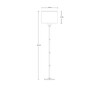 Миниатюра фото торшер arte lamp jamie a4090pn-1bk | 220svet.ru
