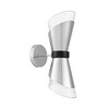 Миниатюра фото бра lumina deco fabro ldw 7013-2 chr+pr | 220svet.ru