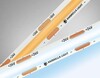 Миниатюра фото светодиодная лента холодный белый ambrella light 12w/m 480led/m cob 6500к 5m gs4703 | 220svet.ru