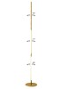 Миниатюра фото торшер crystal lux largo pt25w gold | 220svet.ru