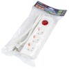 Миниатюра фото удлинитель uniel ultra 3гн х 1,5м с/з s-gcu3-1,5b white ul-00010013 | 220svet.ru