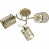 Миниатюра фото потолочная люстра reluce 01322-0.3-03 matt gold+cr | 220svet.ru
