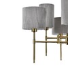 Миниатюра фото подвесная люстра indigo 13033/6r brass v000536 | 220svet.ru